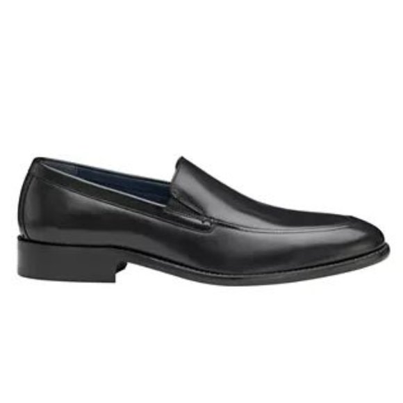 JOHNSTON & MURPHY Men\'s Stockton Venetian Dress Shoes Leather Black 59-2479